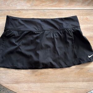 Nike Black Athletic Swim Skirt
